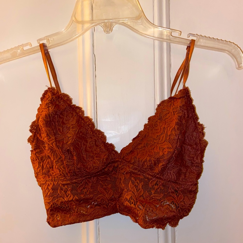 Lace Bralette Crop Top with adjustable straps